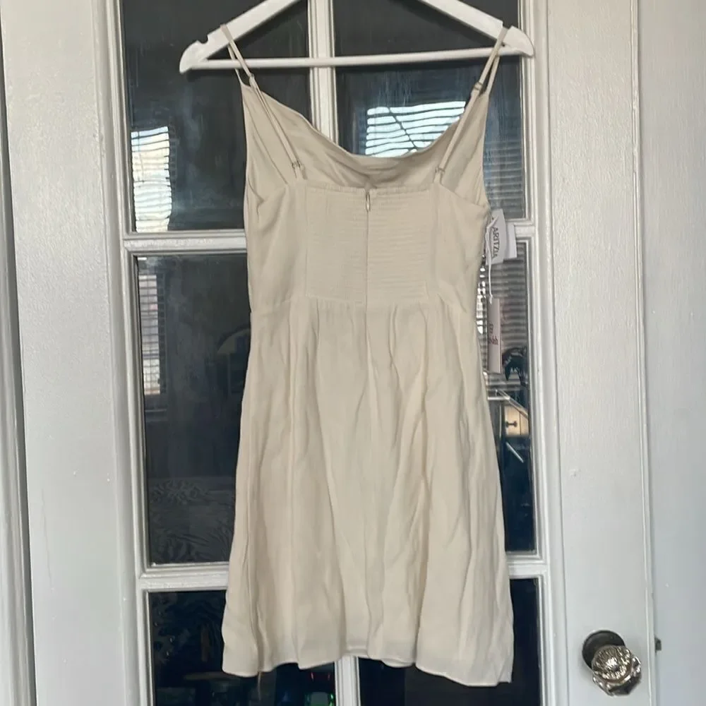 Artizia Sundeh sunday best Spencer birch bouleau mini cowl dress XS